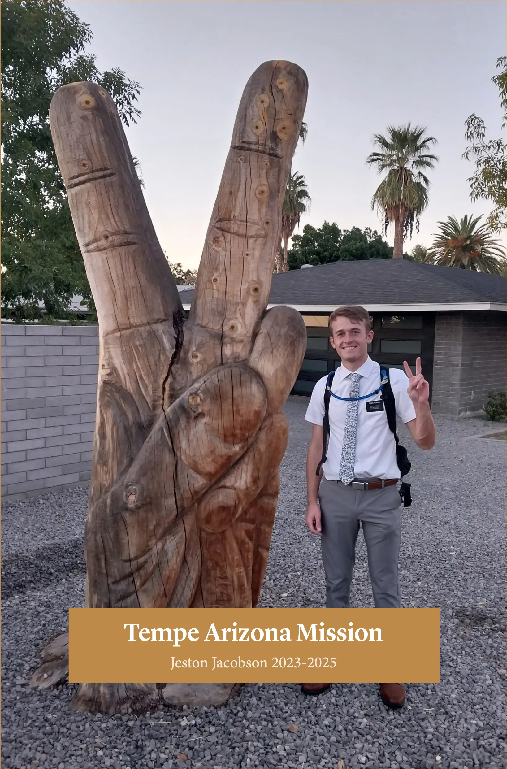 Cover of 'Tempe Arizona Mission' missionary book